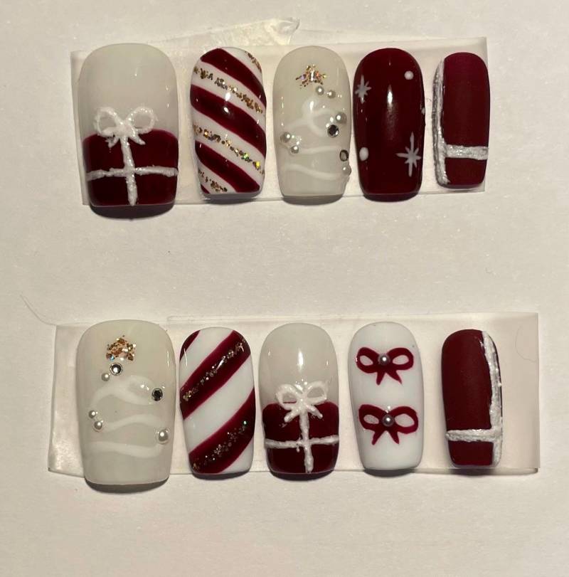 Drücken Sie Auf Die Nägel/Nail Art Rote von SelinaNailsArt