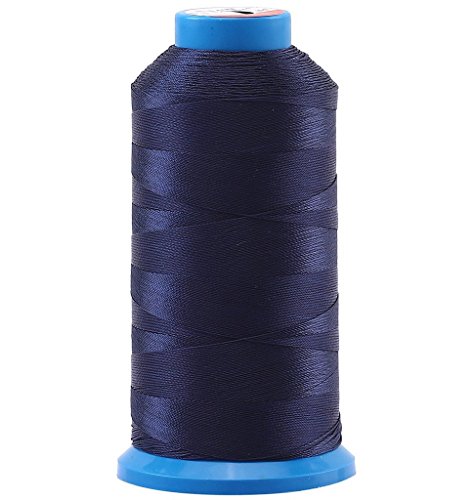 Selric [1375 Meters/21 Farben erhältlich] Bonded Nylon Nähgarn Faden für Outdoor, Ledersitz, Tasche, Schuhe, Leinwand, Polsterung Nähmaschine,Schuhe, Auto Matten und vieles mehr [ Navy blau ] von Selric