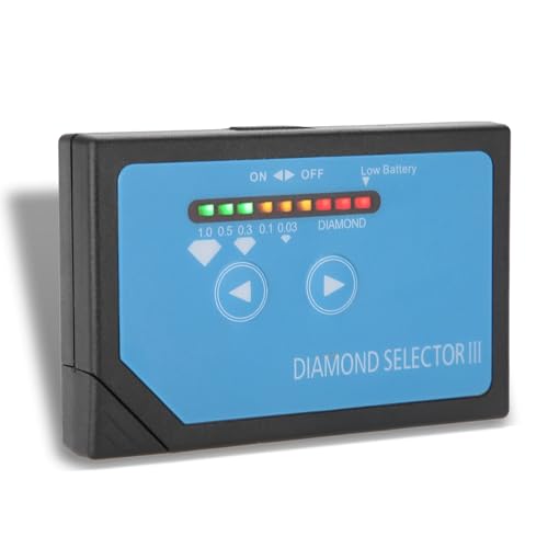 Diamant Tester Mit LED Anzeige, Metallalarm, Praktisches Tragbares Schmucktestwerkzeug Diamond Selector Diamanttester Für Anfänger Und Experten von Semme