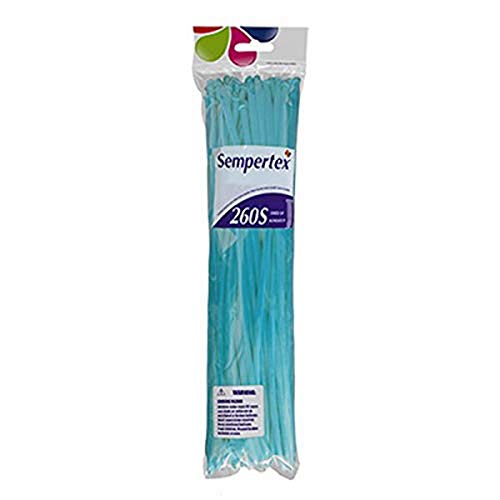 Sempertex 260T Fashion Modeling Latex Ballons 50 Stück, 040 Blau von Sempertex