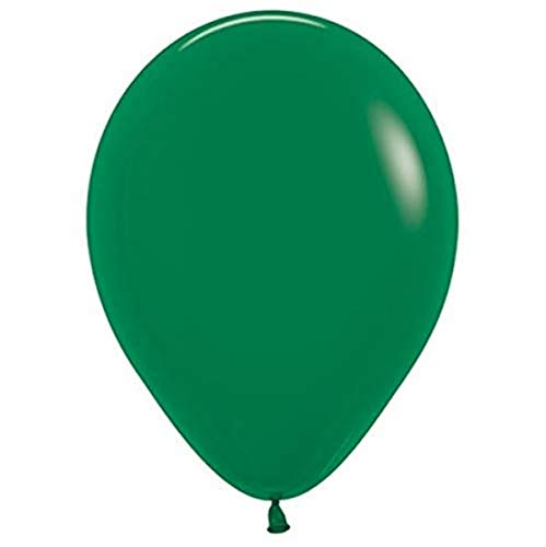 Sempertex Fashion Latex-Luftballons, 50 Stück, 12 cm Größe, 032 Waldgrün von Sempertex