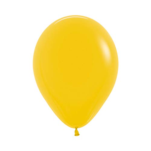 Sempertex Fashion Latex Luftballons 50 Stück 12cm Größe 021 Goldrute Gelb von Sempertex