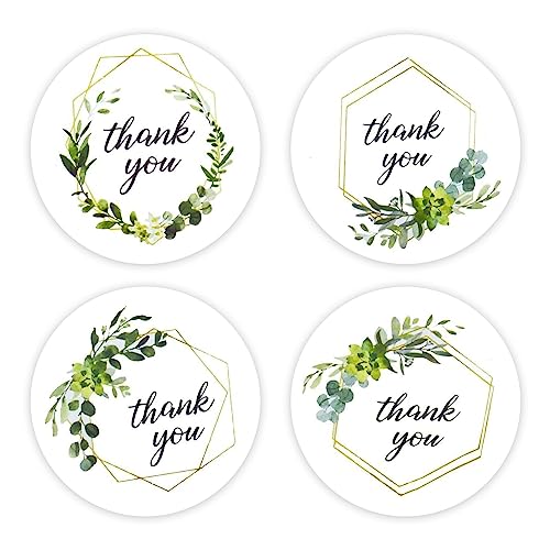 Thank You Sticker 1000 Stk Danke Sticker Thank You Aufkleber Dankeschön Rund Etiketten Selbstklebend 2.5cm für Gastgeschenk Hochzeit von SenZee