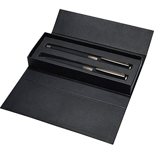 Senator S-066206104502 Schreibset Image Black Line, Rollerball und Kugelschreiber, blau von Senator