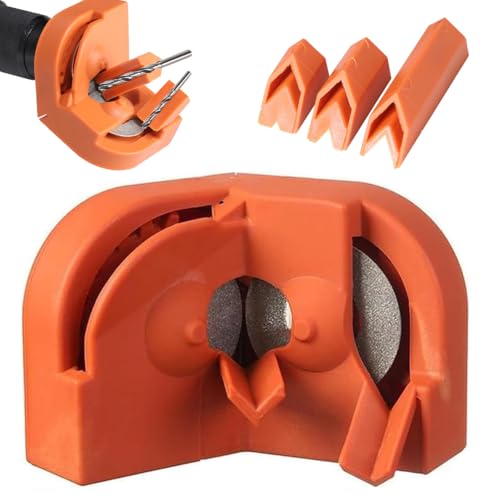 Multipurpose Drill Bit Grinding Sharpener,Mehrzweck-Ring Bohrerschleifgerät,Mit 2 Diamantschleifscheiben und 3 Schleifblöcken, Bohrer Bitschärfer für alle Bohrer von Senchinner