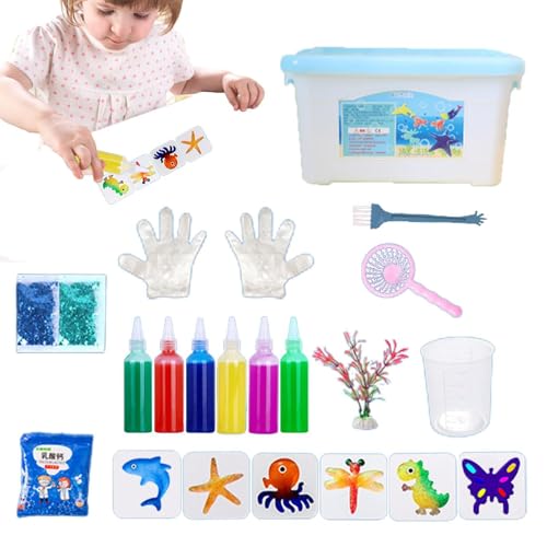 Senermter Magisches Wasserelfen-spielzeugset, Aqua Gelz Kreativ Set, Aqua Fairy Wassergel-Set, Magisches Wasser Gel Perlen von Senermter