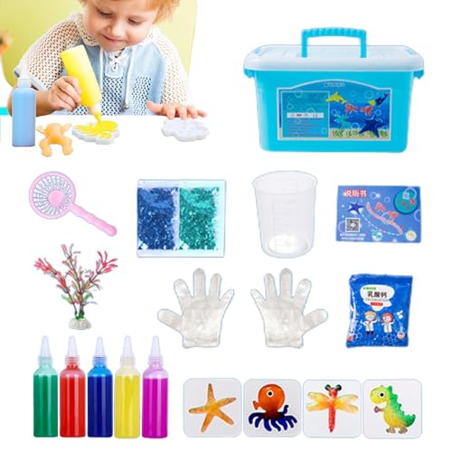 Senermter Magisches Wasserelfen-spielzeugset, Aqua Gelz Kreativ Set, Aqua Fairy Wassergel-Set, Magisches Wasser Gel Perlen von Senermter