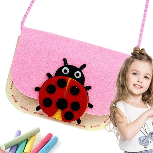 Senermter Nähsets für Kinder,Taschen-Nähset für Kinder - Anfänger-Nähset für Kinder - Anfänger-Nähset für Kinder, Nähen für Kinder, Kinder-Nähset-Tasche, praktische Fähigkeiten entwickeln von Senermter