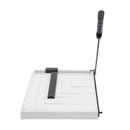 Papierschneider A4 10 Blatt Schneidleistung Manuell Schneidemaschine papier Papierschneidemaschine paper cutter Hebelschneider Schere für Scrapbooking Bastelpapier Karton Etikett Fotos von Sengfwin