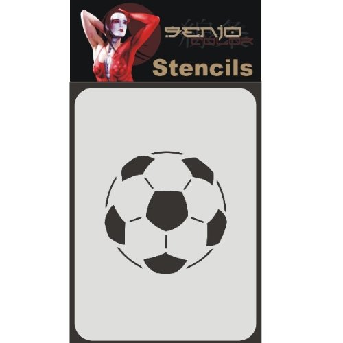 Airbrush Schablone Stencil A4 - Fußball - Lösungsmittelbeständig, Senjo Color von Senjo Color