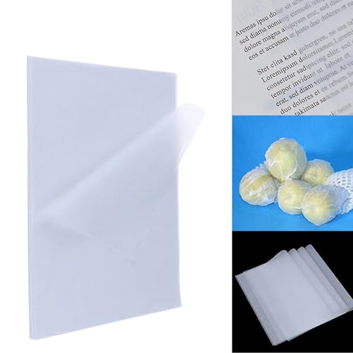 100 Stück Transparentpapier A4,73g/m² Pauspapier, Transparentpapier Bedruckbar, für Skizzieren, Pausieren, Verpacken, Zeichnen(210X 297mm) von Senken