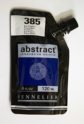 Sennelier Abstract Innovative Acrylfarbe Farbbeutel 120ml - 385 Primäres Blau von Sennelier