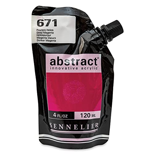 Sennelier Abstract Innovative Acrylfarbe Farbbeutel 120ml - 671 Tiefes Magenta von Sennelier