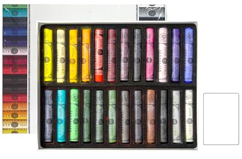 Sennelier Weiche Pastellkreiden - Box mit 24 Kreiden .Sennelier Pastel Dry Sticks 24 PCS (France Import) Espacebeauxarts von Sennelier