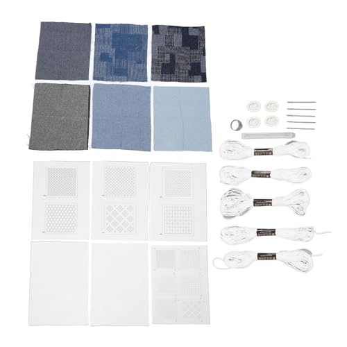 Sashiko Kit wasserlösliches tragbares multifunktionales Handsticker -Starter -Kit für Anfänger von Senrusa