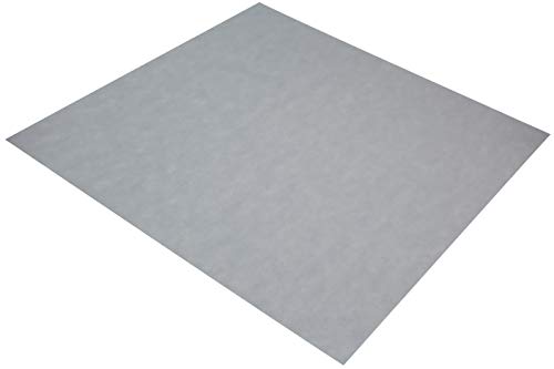 Sensalux Vlies-Tischdecke mit 45% Recyclatanteil, abwaschbare Tischdecke mit Lotuseffekt, 1m x 1m Grau von Sensalux