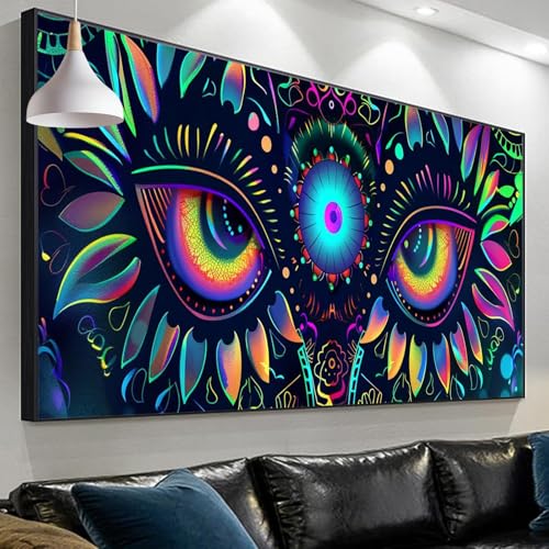 Diamond Painting Abstrakt Diamond Painting Erwachsene, 5D Auge Diamant Paintings Bilder Kinder, DIY Diamant Paintings Diamonds Crystal Art Craft Set for Geschenke Wall Decoration 300x100cm SP-725 von Sepeoha