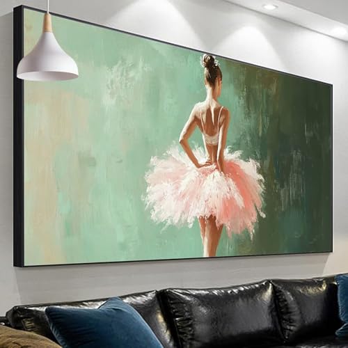 Diamond Painting Erwachsene Ballett, Frau Diamond Painting xxl 150x50cm/19.6x59.0in, DIY Diamonds Paintings, Malen nach Zahlen Mosaic Making Diamond Painting Set for Home Wall Decor Geschenke SP-730 von Sepeoha