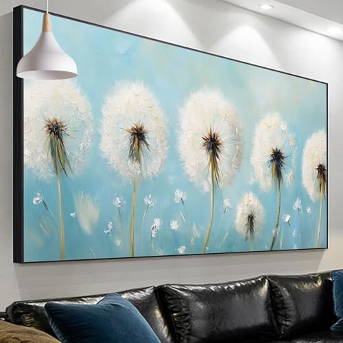 Diamond Painting Erwachsene LöWenzahn Diamond Painting Anlage, Diamond Painting xxl 120x40cm/15.7x47.2in, DIY Painting by Numbers Diamond Painting Set for Home Wall Decor, Geschenke für Männer SP-250 von Sepeoha