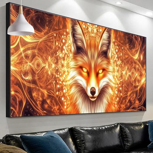 Diamond Painting Erwachsene Tier, Traum Diamond Painting xxl 270x90cm/35.4x106.2in, DIY Diamonds Paintings, Malen nach Zahlen Mosaic Making Diamond Painting Set for Home Wall Decor Geschenke SP-726 von Sepeoha