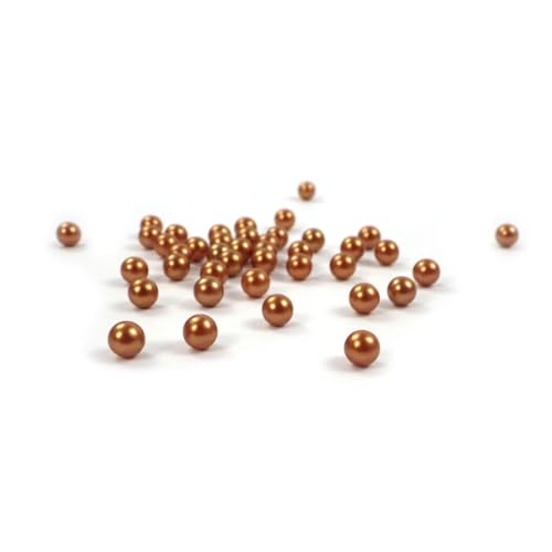 Sparpack 1000 hochwertige nachgebildete lose Perlen Perle Dekoperlen Kunststoffperlen ohne Loch 8mm 5mm (S-DPL-8mm-97, 8mm) von Sepkina