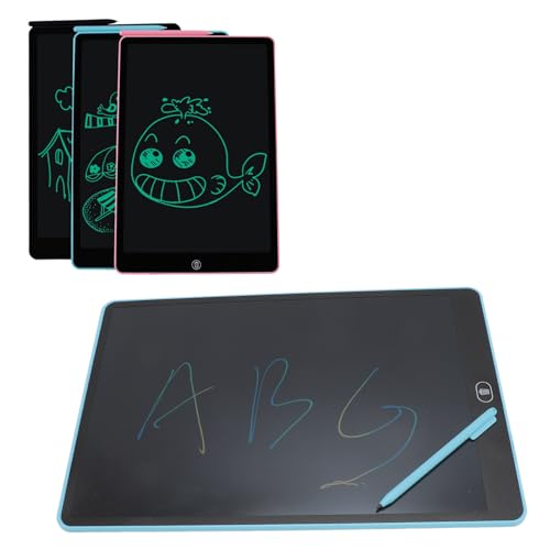 Septpenta LCD Schreibtablett, 16 Zoll Buntes Kleinkind Doodle Board Zeichenbrett, Wiederverwendbares Elektronisches Zeichenbrett, Homeschool Lernspielzeug (Blue) von Septpenta