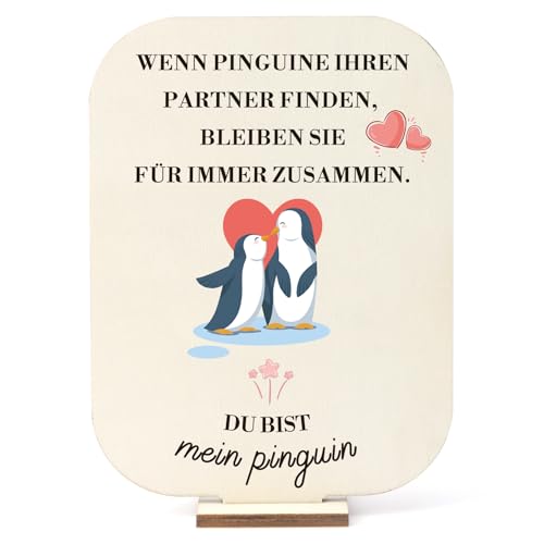 Valentinstagsgeschenk für Ihn Geschenke Für Paare Pinguin Geschenk Holzornamentpartner Geschenk Freundin Paar Geschenke Pärchen Geschenke Hochzeitstag Geschenk Hochzeit Freundinnen Weihnachten von SereneGLow