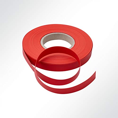 Serge Ferrari Einfassband Polyester beidseitig PVC beschichtet B1 Breite 20mm Rot für Markisen, Stoff- und Planenkanten von Serge Ferrari