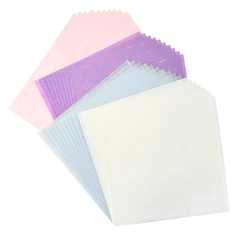 Maulbeerbaum-Papier, Naturfaser, 30,5 x 30,5 cm, 4 Pastellfarben, je 10 Blatt, 40 Blatt von Seriously Frank