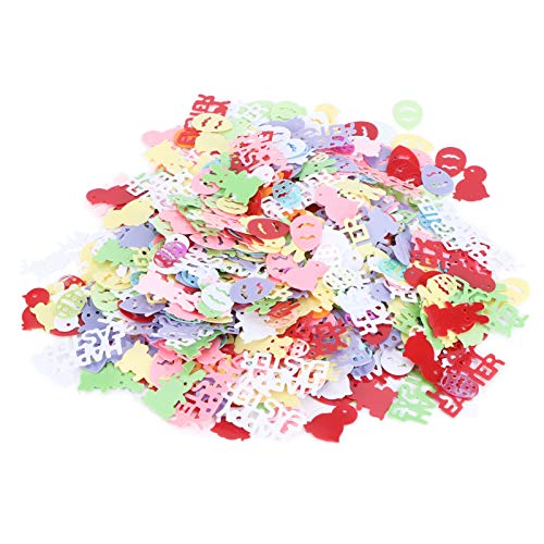 Serlium Osterkonfetti, 30 G Kunststoff, Einzigartiges Muster, Tischkonfetti, Buntes DIY-Hochzeitskonfetti Für Kinder, Kinder, Ostern, Basteln, Party, Hochzeit, Dekoration(#2) von Serlium