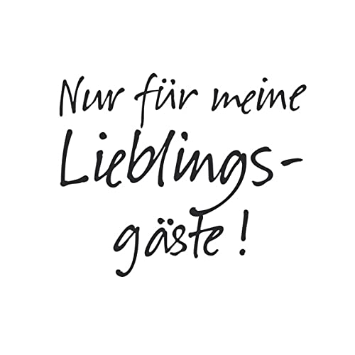 Servietten Schrift 20 Lieblingsgäste | Spruch | Sprüche | Tischdeko 33x33cm von Servietten Schrift