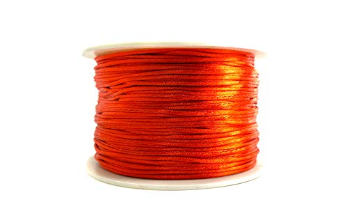 Sescha Nylonfaden/Nylonkordel 1mm stark in rot - 1 Rolle ca. 90 Meter von Sescha