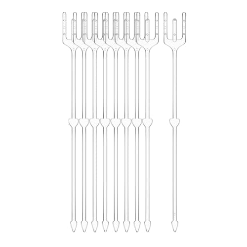 Sessleger 240 Stück Kartenhalter mit Blumenspitzen, aus Kunststoff, Blumenkartenhalter, für Fotokarten, Blumenstrauß, 24 cm von Sessleger