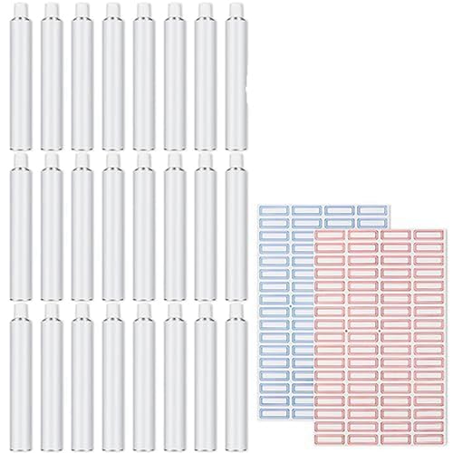 Sessleger Farbtuben aus Aluminium, 20 ml, zum Herstellen von Farben und zum Aufbewahren von verbleibendem Acrylfarben von Sessleger