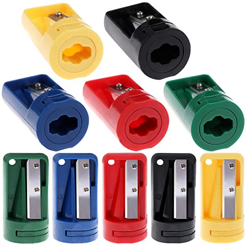 10er-Pack Carpenter Pencil Sharpener Anspitzer für Zimmermannsbleistift Spitzmaschine für Zimmermannsbleistifte Bleistiftanspitzer Bleistiftspitzer von SevenMye