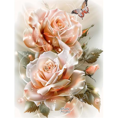 DIY 5D Diamond Painting Full Drill Orangenblüte Diamant Painting Bilder Malen Nach Zahlen Diamant Cross Malerei Strass Stitch Stickerei Malerei Kits Arts Craft Für Home Wand Decor 60x80cm von Sevtidy