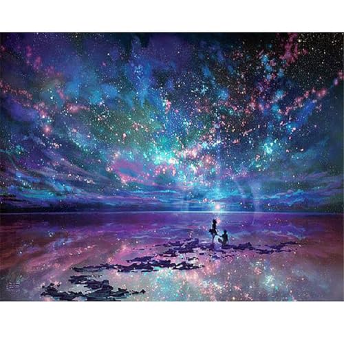 DIY 5D Diamond Painting Full Drill Sternenhimmel Diamant Painting Bilder Malen Nach Zahlen Diamant Cross Malerei Strass Stitch Stickerei Malerei Kits Arts Craft Für Home Wand Decor 30x40cm von Sevtidy