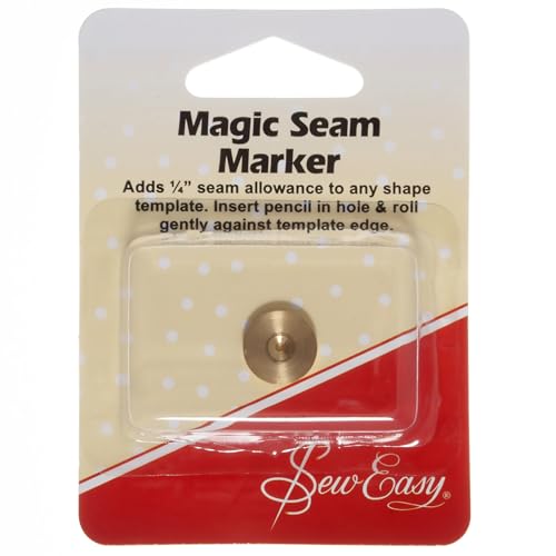 Sew Easy Magischer Nahtmarker, 6 mm Abstand zum Nähen, Quilten, Schneidern, Basteln, Schneidern, Sticken von Sew Easy