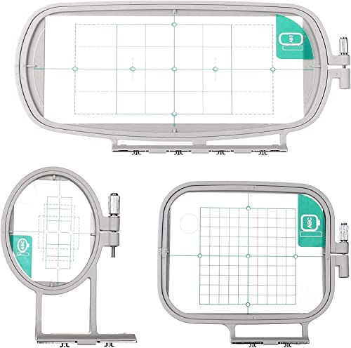 Sew Tech Stickelrahmen für Brother SE600 PE 550D PE535 SE400 PE525 PE540D PE500 SE625 SE425 Innovis Babylock Brother Stickelmaschine Hoop (3in1-Set) von Sew Tech