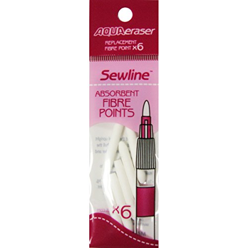 Sewline Aqua Ersatz Radierer Fasern Punkte, 6er Pack von Sewline