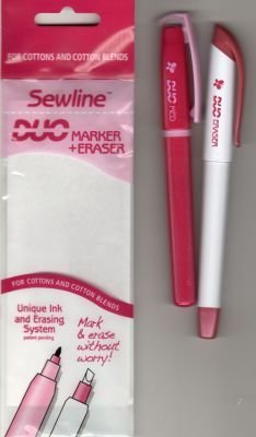 Sewline Duo Marker 2,0 mm & Radiergummi-Set von Sewline