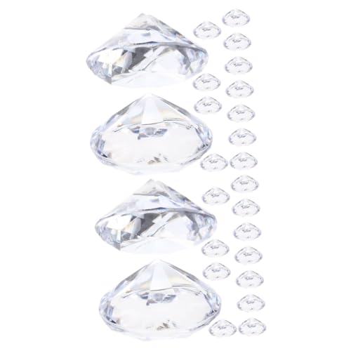 2 Sätze 2 Sets Diamant Positionskartenhalter Diamant Dekor Staffelei Ständer Tischnummernständer Tischkartenhalter Transparenter Ständer Memo Halter Bildständer 12 Stück * 2 Sewroro von Sewroro