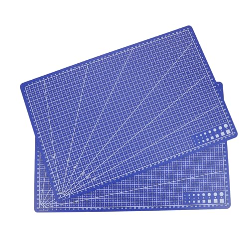 2St Rücken schneiden schneidebrett cutting mat bastelunterlage doppelseitige Schneidematte Quilt-Schneidematten selbstheilende Schneidematte Bastel-Schneideunterlage PVC Blue Sewroro von Sewroro