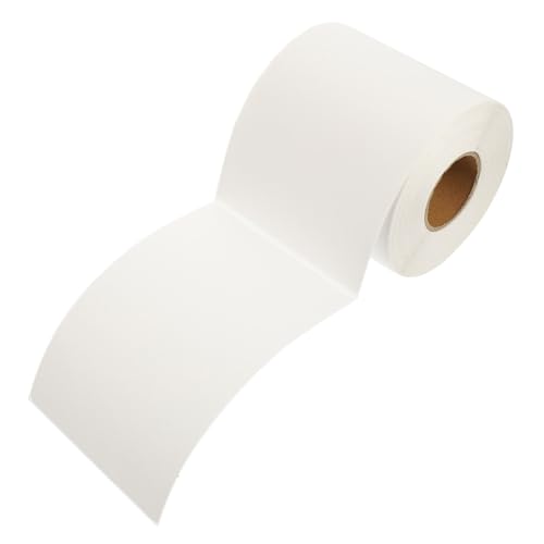 Sewroro 1 Rolle Etikett Aufkleber-Drucker Papier Thermal- Cinch-White-Label Stichworte preisschild adressenaufkleber Preisaufkleber Rechtecke beschriften Hitzeempfindliche Aufkleber Weiß von Sewroro