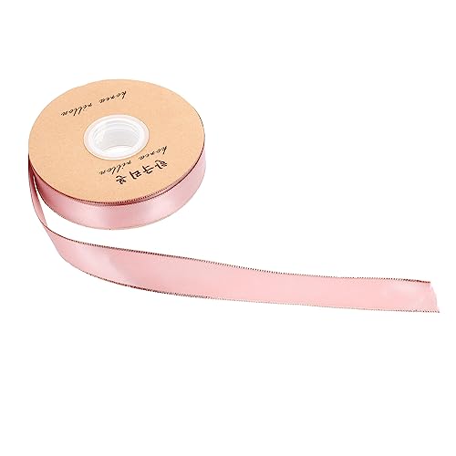 Sewroro 1 Rolle Schleife Bulk-hochzeitsdeko Diy-geschenkband Diy-bänder Geschenkband in Roségold Farbiges Stoffband Blumengeschenke Verpackungsband Dekoratives Blumenband Rosa Polyester von Sewroro