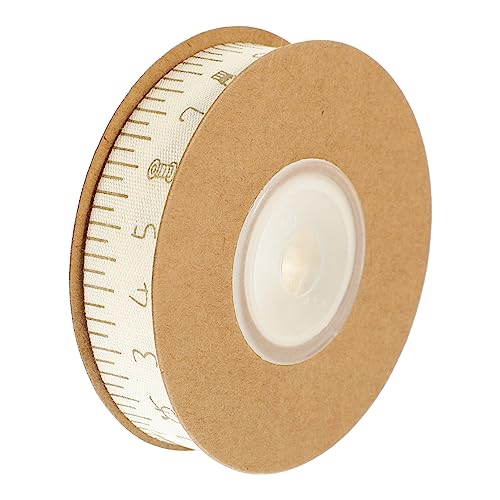 Sewroro 1 Rolle Schleife seidenband ribbon wohnraumdeko verpackung hausdeko Hochzeitsdekorationen Bandband handwerk machen band Blumendekor Banddekor DIY liefert Baumwolle Beige von Sewroro