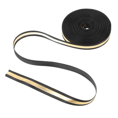 Sewroro 1 Rolle Verpackungsband Für Die Abschlusssaison Strasssteine Blumenstrauß Dekorativ Herzlichen Glückwunsch Grad Band Quaste Gold Neonband Weihnachten Schleifen Ziehen Polyester von Sewroro