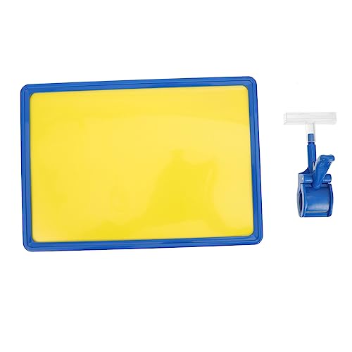 Sewroro 1 Satz Billboard-Clip preisaufsteller preisschilder clipboard verkaufsdisplay Geschäft steht Beschriftungstafel mit Clip Preisanzeigetafel Preisschild mit Clip ein neuer Stoff Blue von Sewroro