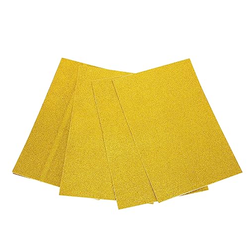 Sewroro 10 Stk Schwamm Glitzerpapier Kunstpapier Für Die Schule Schillerndes Glitzerkartonpapier Buntes Diy-papier Bastelpapier Selber Machen Glitzerndes Origami-papier Kraftpapier Golden von Sewroro