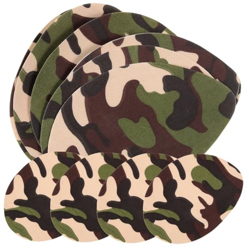 Sewroro 10 Stück Stoffflicken Flicken Camouflage Für Kleidung Stoffreparaturflicken Kleidungsapplikationen Flicken Für Kleidung Camouflage Kleidungsflicken Für Löcher Süße von Sewroro